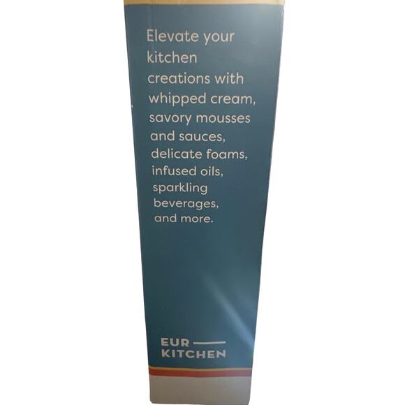 Whipped Cream Dispenser Durable Aluminum Foam Whipper 1 Pf 500ml Cream Maker NWT - Picture 5 of 7